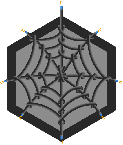 Webbed